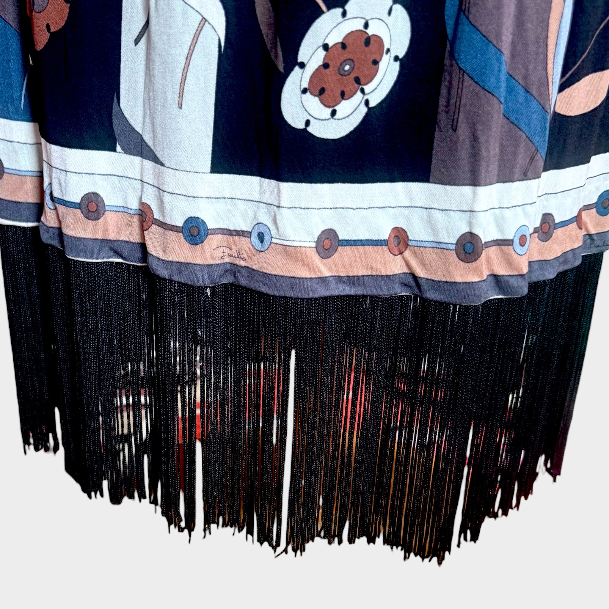 1970s Pucci for Saks fifth Avenue maxi dress