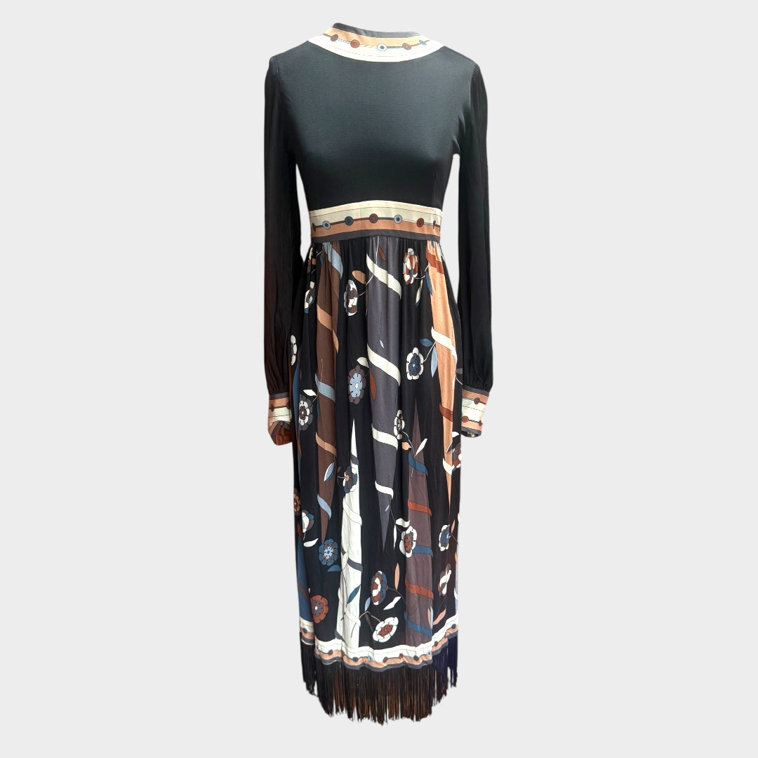 1970s Pucci for Saks fifth Avenue maxi dress