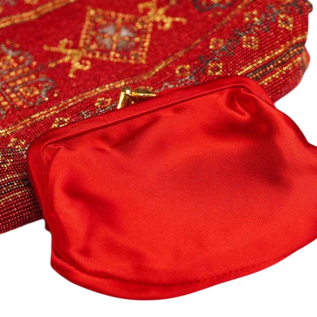 Vintage French Beaded Handbag with Coin Purse