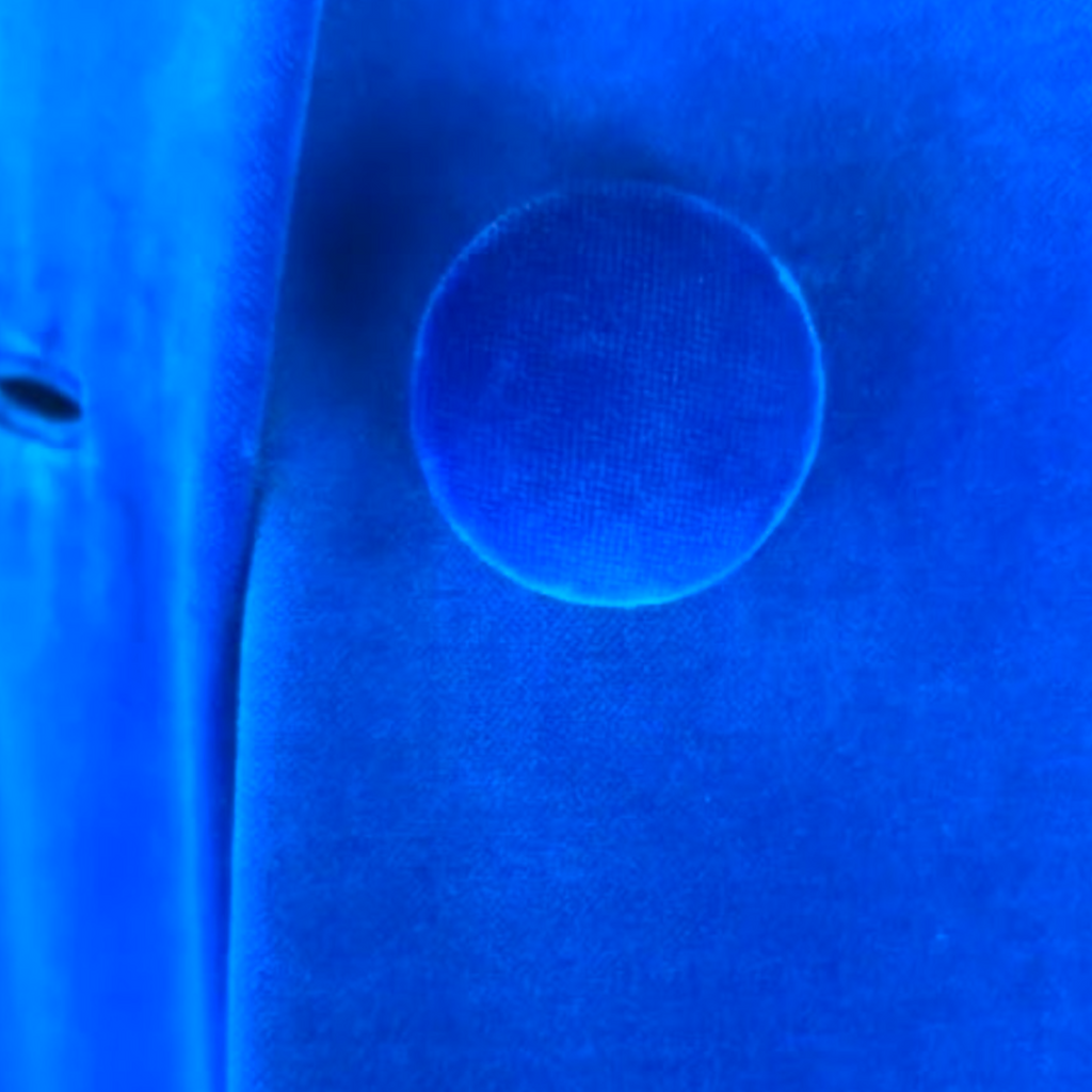 1960s Surrey Classics Royal Blue Velvet Peacoat Jacket size 10