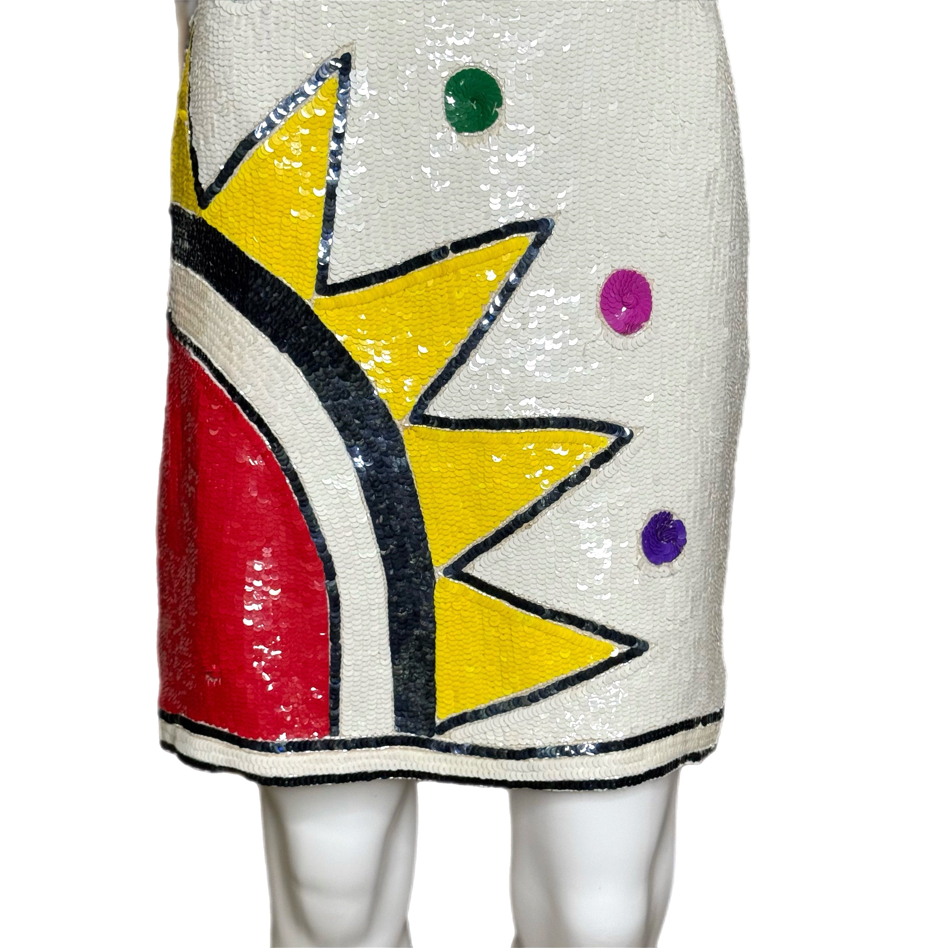 1980’s Laurence Kazar Sequin Mini Dress