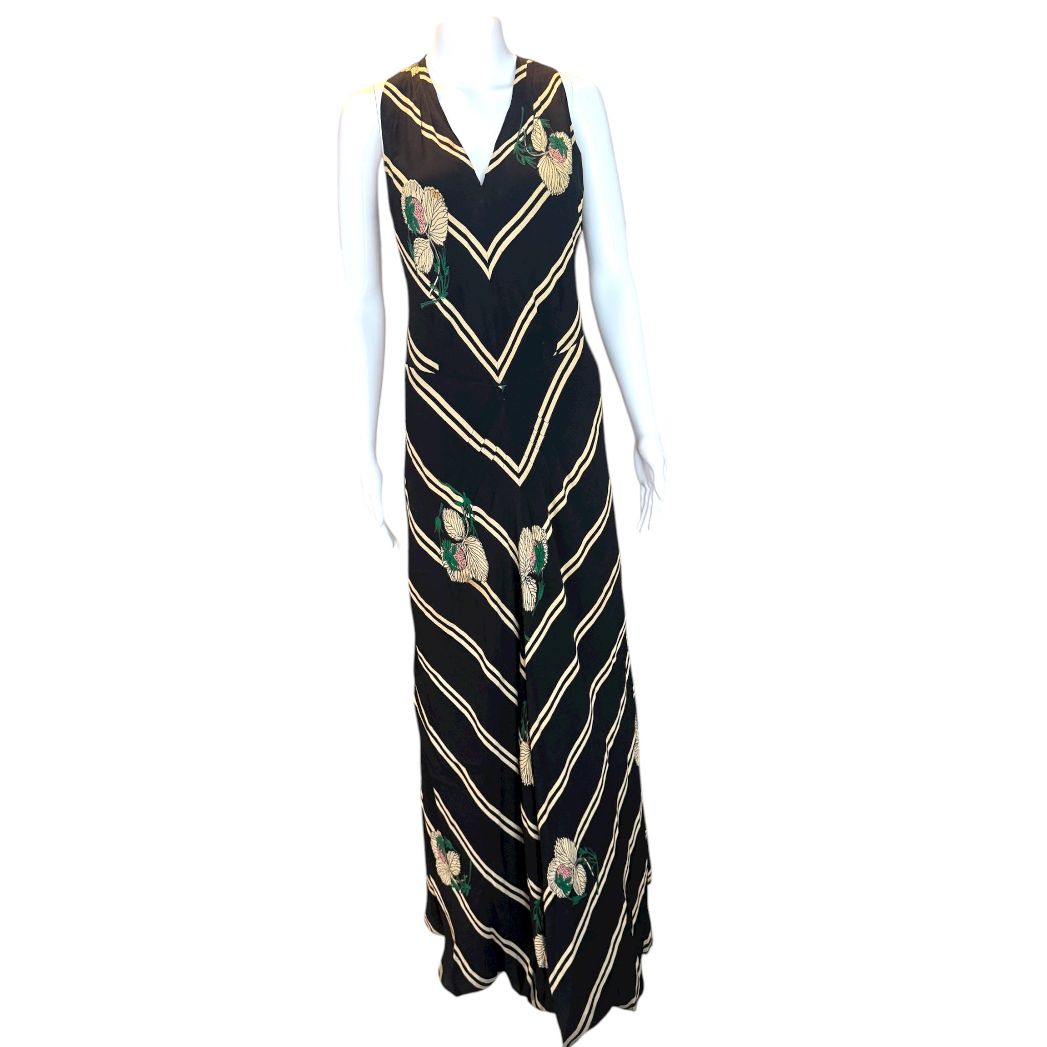 1930s Bias Cut Silk Gown and Jacket