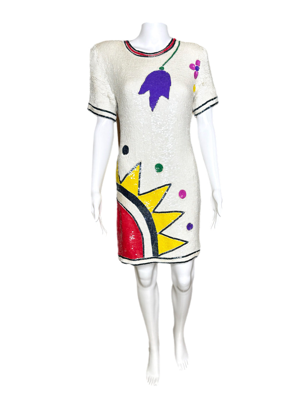 1980’s Laurence Kazar Sequin Mini Dress