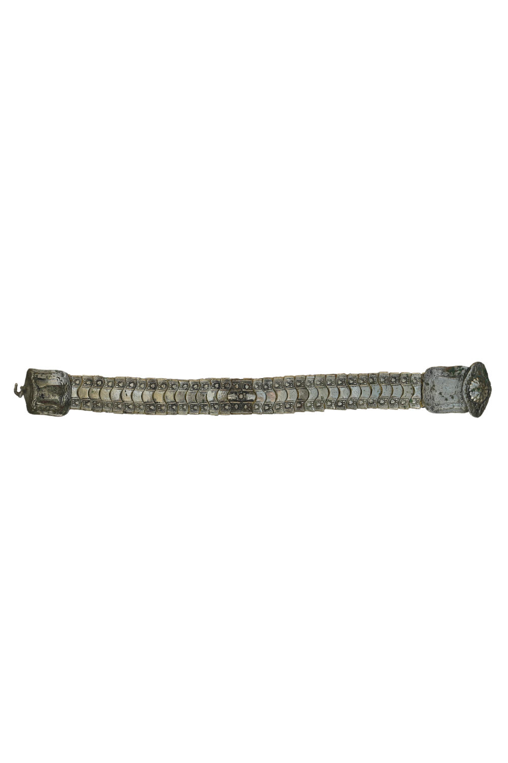 Antique 1800s Ottoman Silver Metal Belt