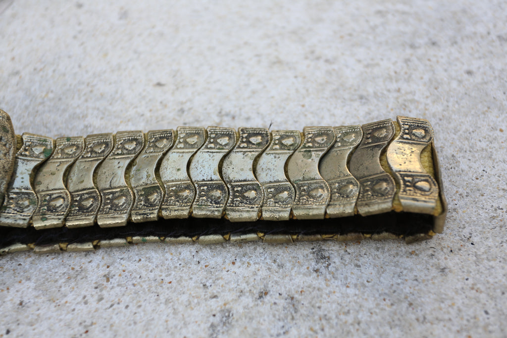 Antique 1800s Ottoman Silver Metal Belt
